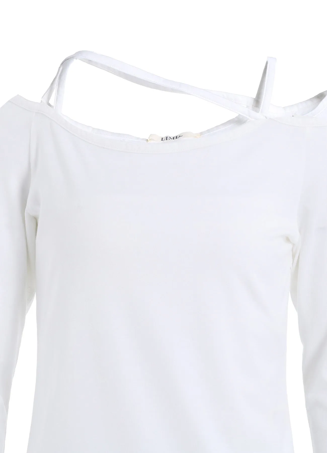 PLAIN STITCH STRING DETAIL LONG SLEEVE T-SHIRT sold by Yohji Yamamoto product image thumbnail 5