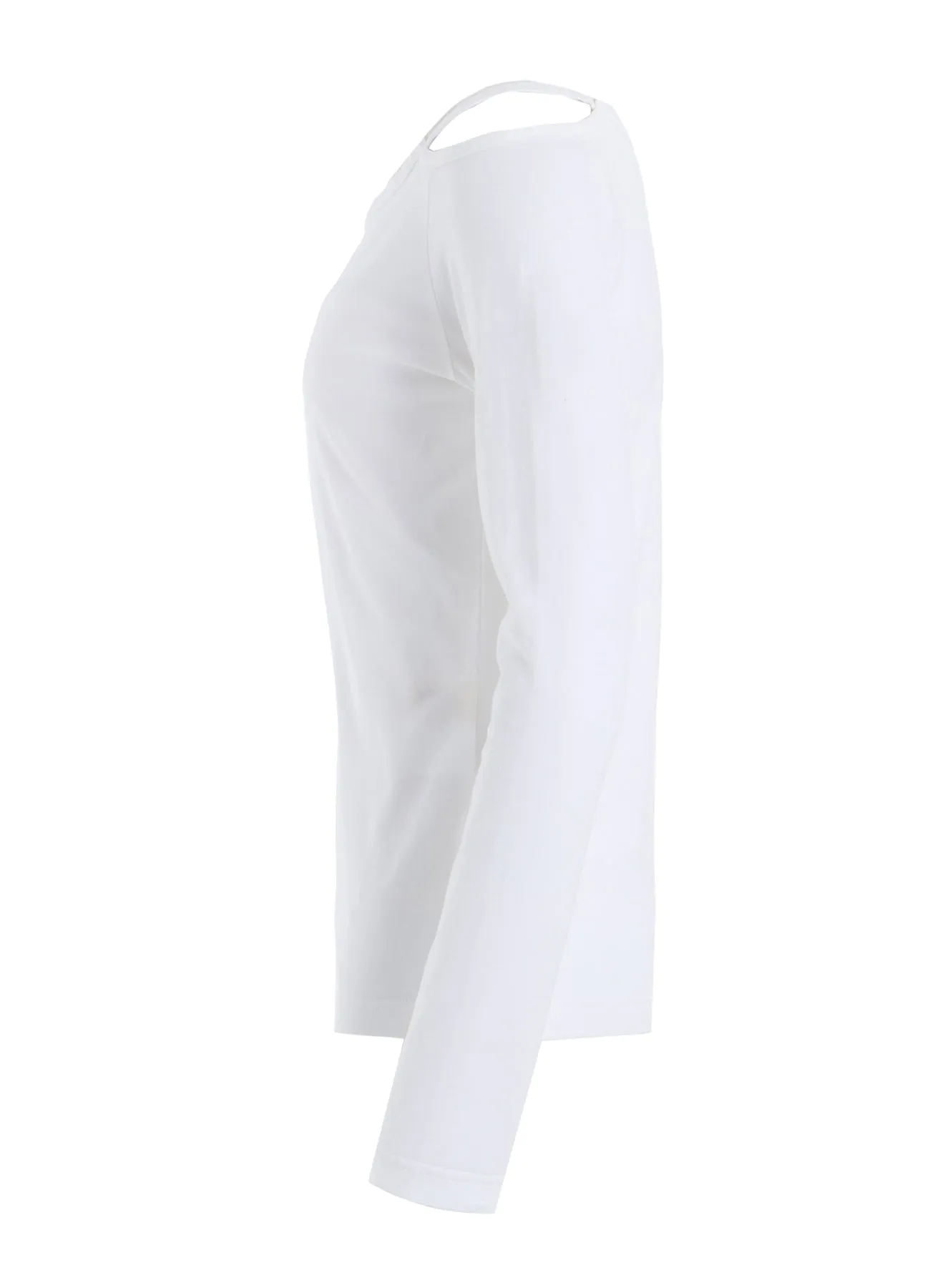 PLAIN STITCH STRING DETAIL LONG SLEEVE T-SHIRT sold by Yohji Yamamoto product image thumbnail 3