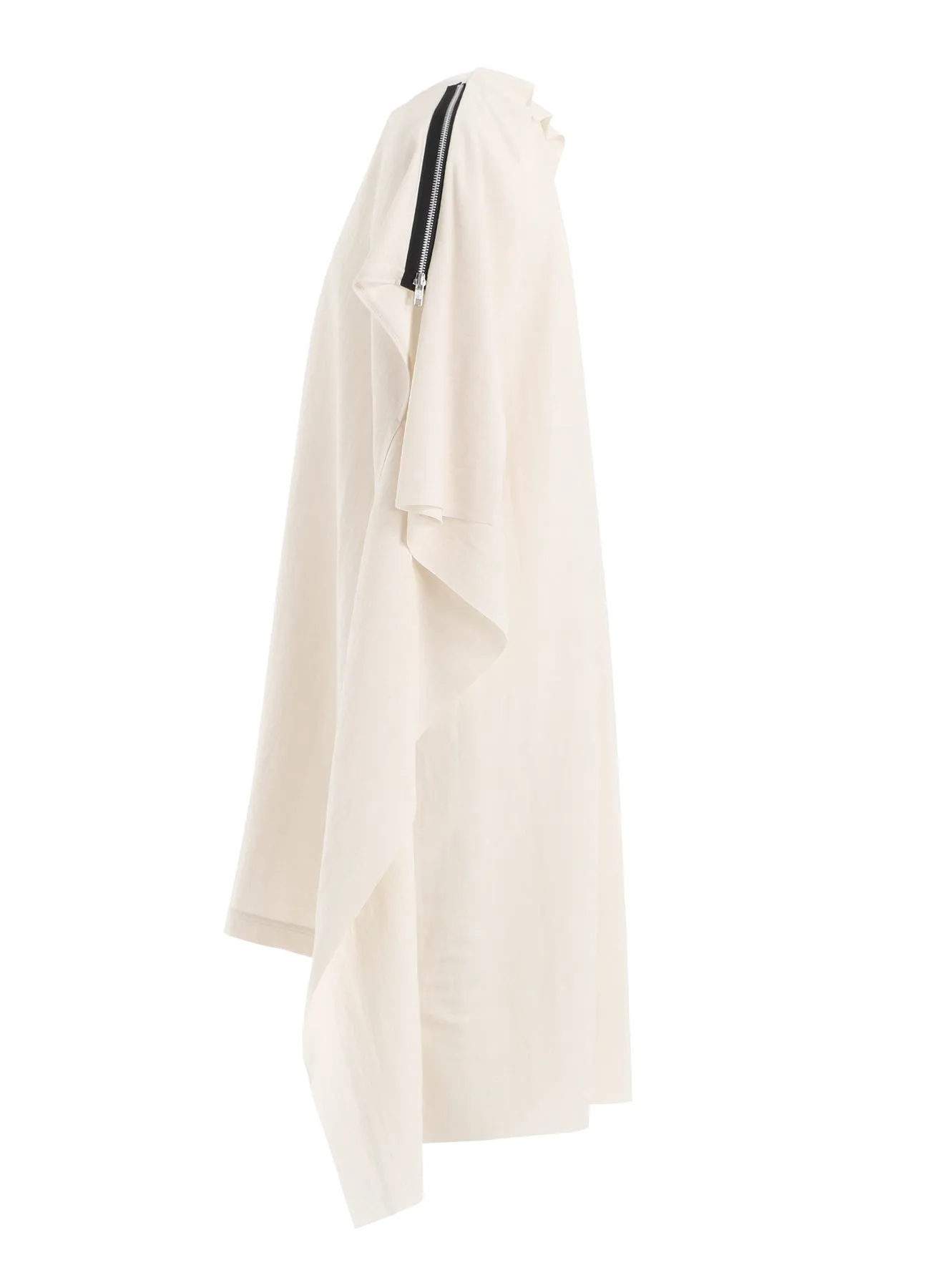 NATURAL SMOOTH SQUARE ZIP DRESS sold by Yohji Yamamoto product image thumbnail 3