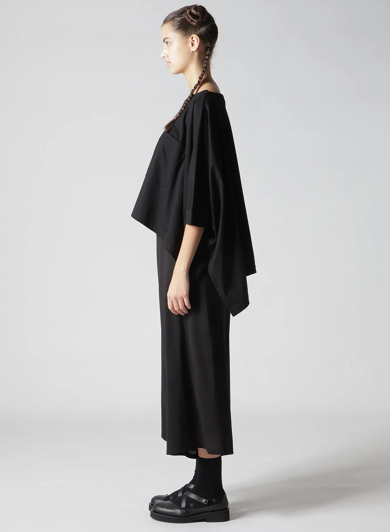 PLAIN STITCH BIG SQUARE T-SHIRT sold by Yohji Yamamoto product image thumbnail 5