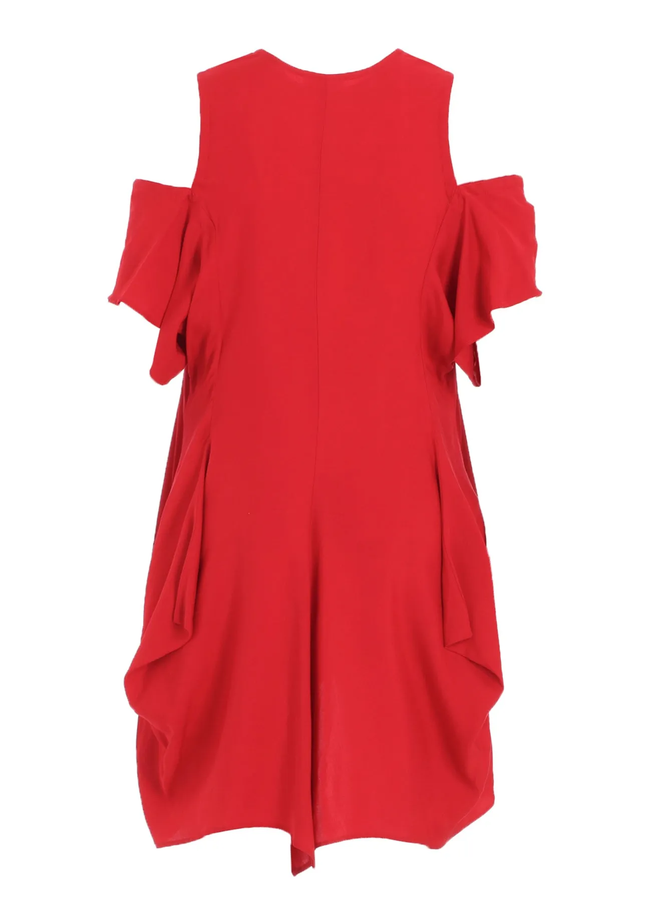 BACK SATIN CROSS OPEN SHOULDER BLOUSE sold by Yohji Yamamoto product image thumbnail 3