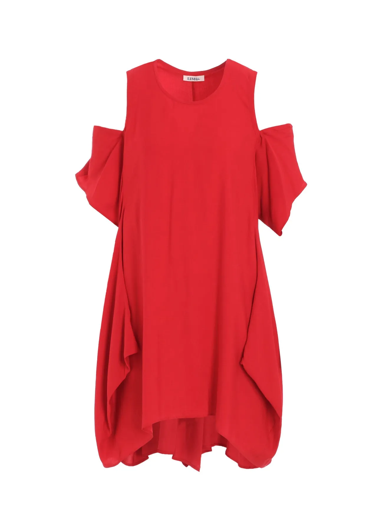 BACK SATIN CROSS OPEN SHOULDER BLOUSE sold by Yohji Yamamoto