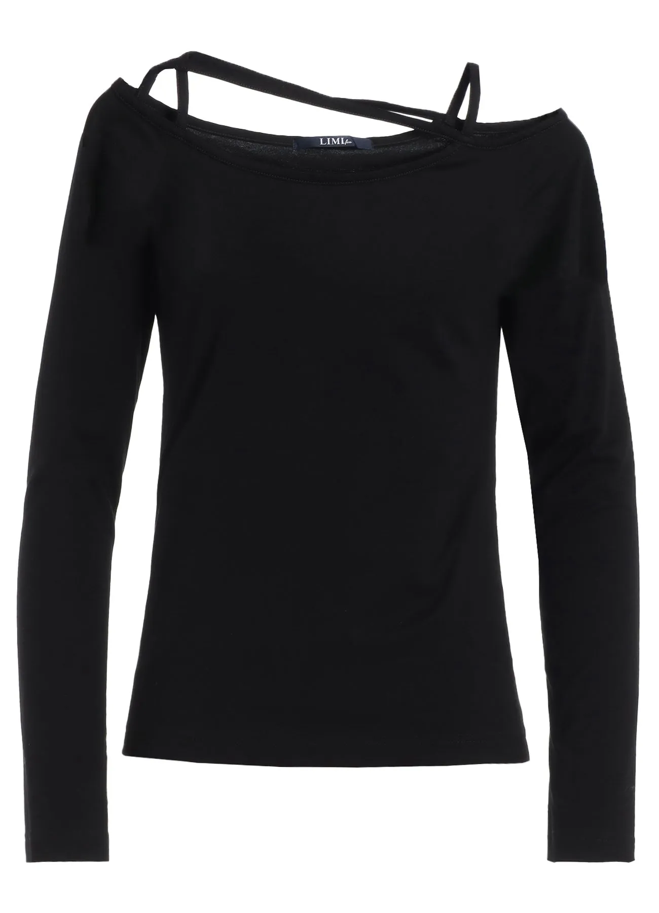 PLAIN STITCH STRING DETAIL LONG SLEEVE T-SHIRT sold by Yohji Yamamoto product image thumbnail 2