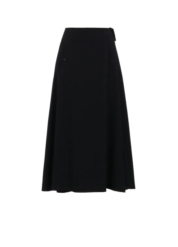 GABARDINE R POCKET SKIRT sold by Yohji Yamamoto