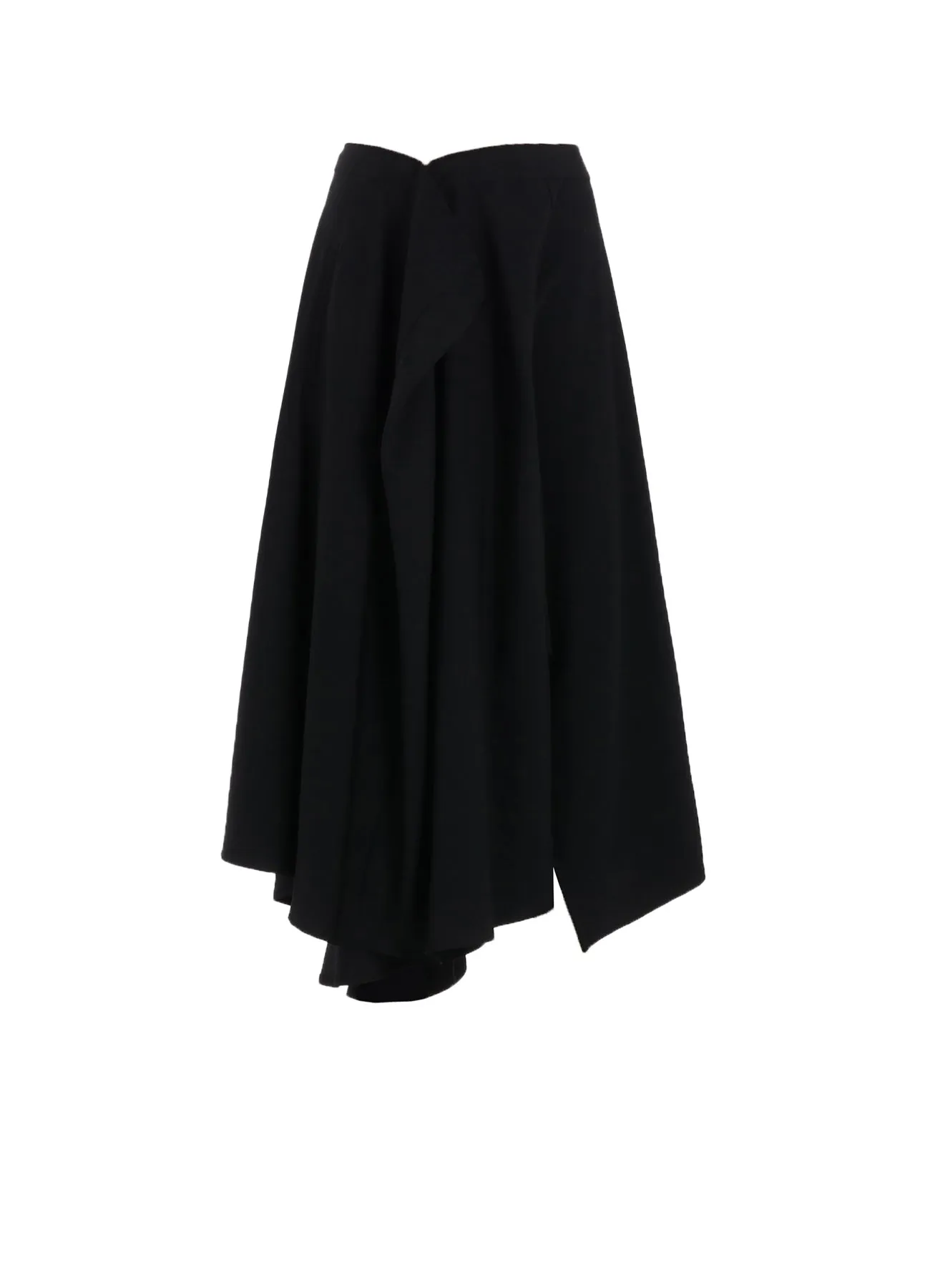 GABARDINE R GATHERED SKIRT sold by Yohji Yamamoto
