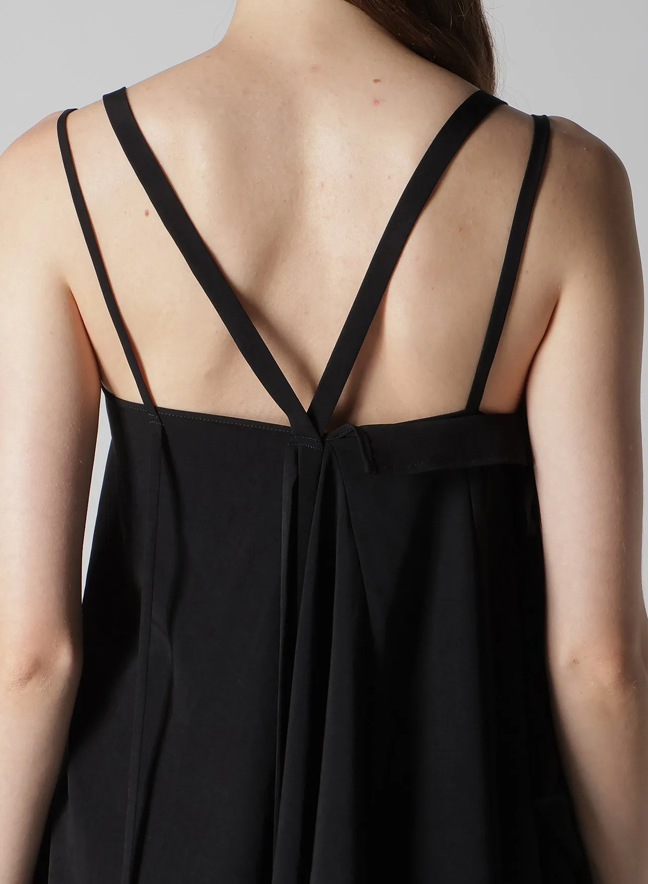 TA/PE CREPE DE CHINE R DRAPED STRING DRESS sold by Yohji Yamamoto product image thumbnail 4