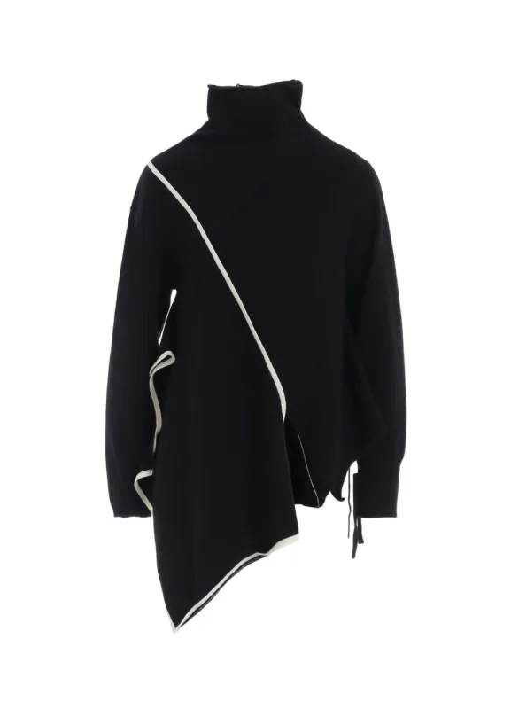 【1/11 10:00(JST) Release】PLAIN STITCH DRAPED HIGHNECK PO sold by Yohji Yamamoto