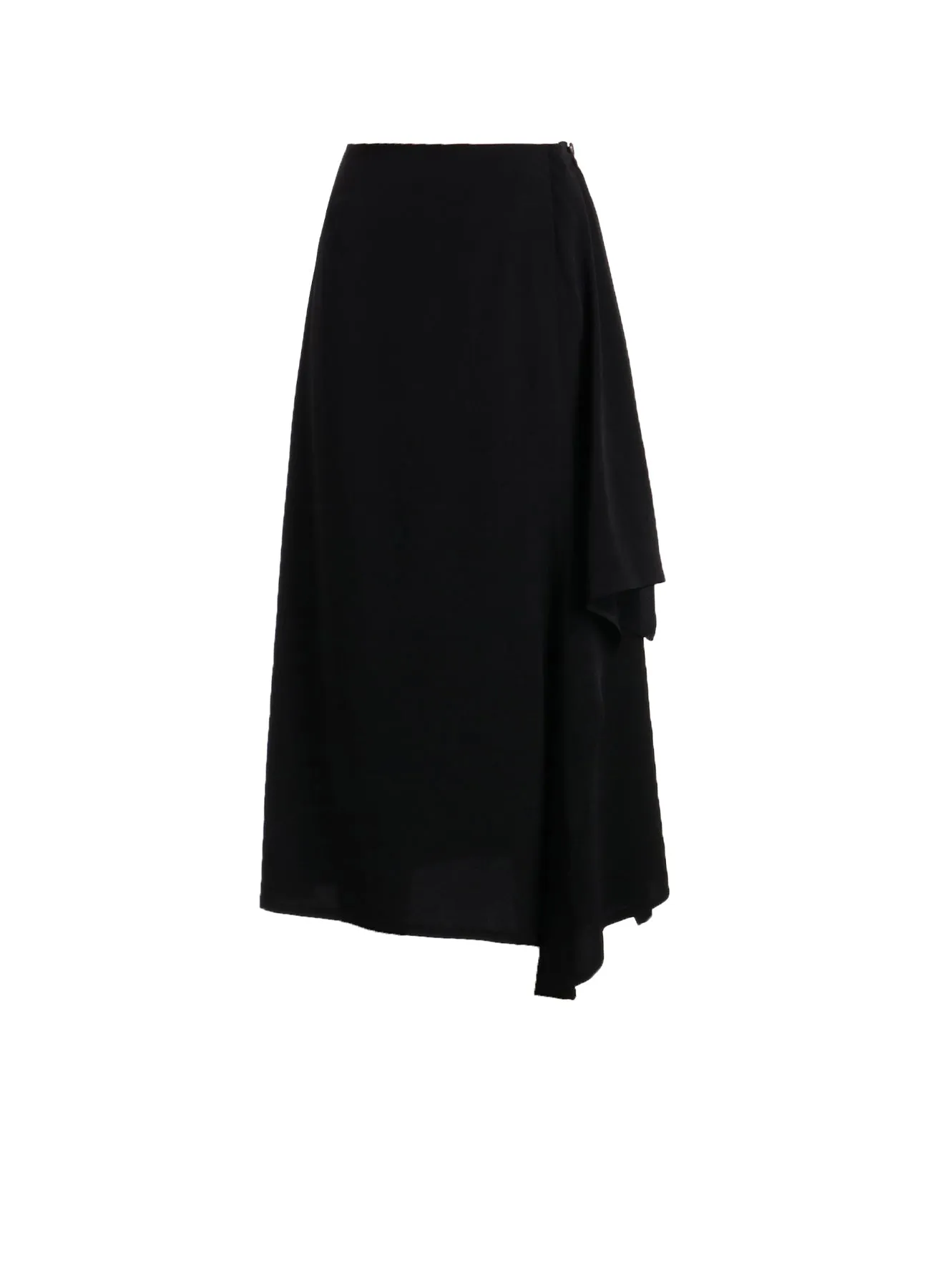 TA/PE CREPE DE CHINE L DRAPED SKIRT sold by Yohji Yamamoto