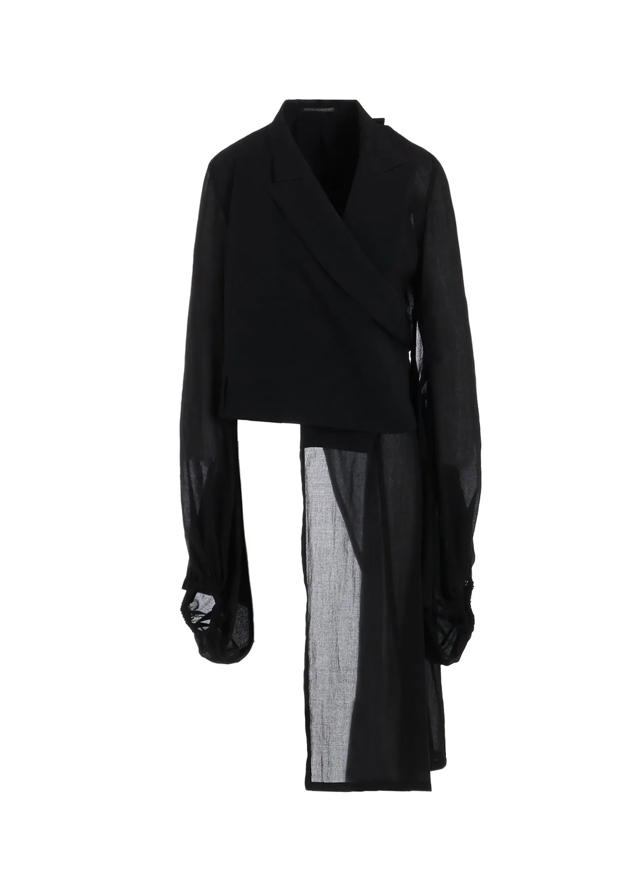 BALLOON SLEEVE WRAP JACKET sold by Yohji Yamamoto