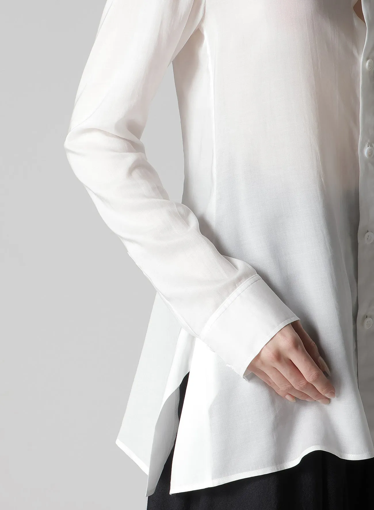 Ten LAWN BACKSIDE FLARED SLIM B sold by Yohji Yamamoto product image thumbnail 4