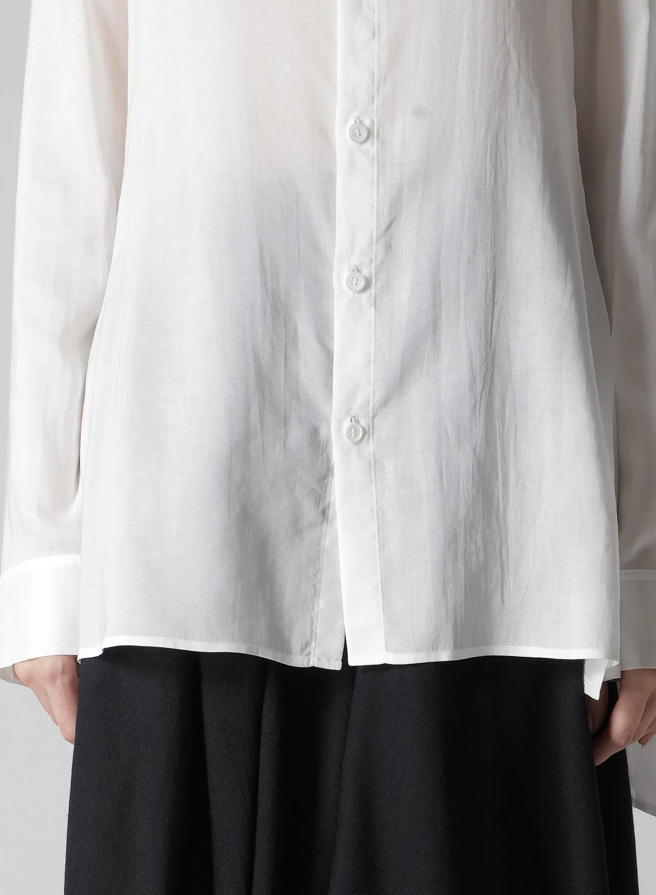 Ten LAWN BACKSIDE FLARED SLIM B sold by Yohji Yamamoto product image thumbnail 5