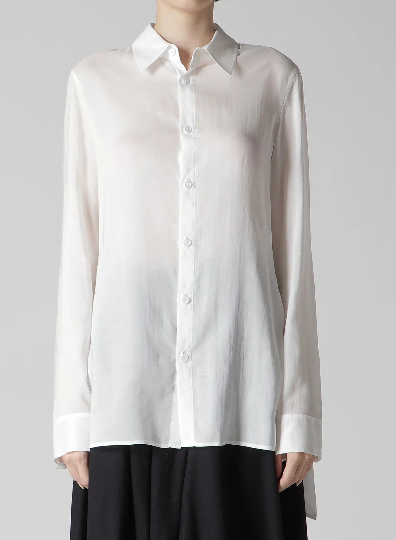 Ten LAWN BACKSIDE FLARED SLIM B sold by Yohji Yamamoto product image thumbnail 2