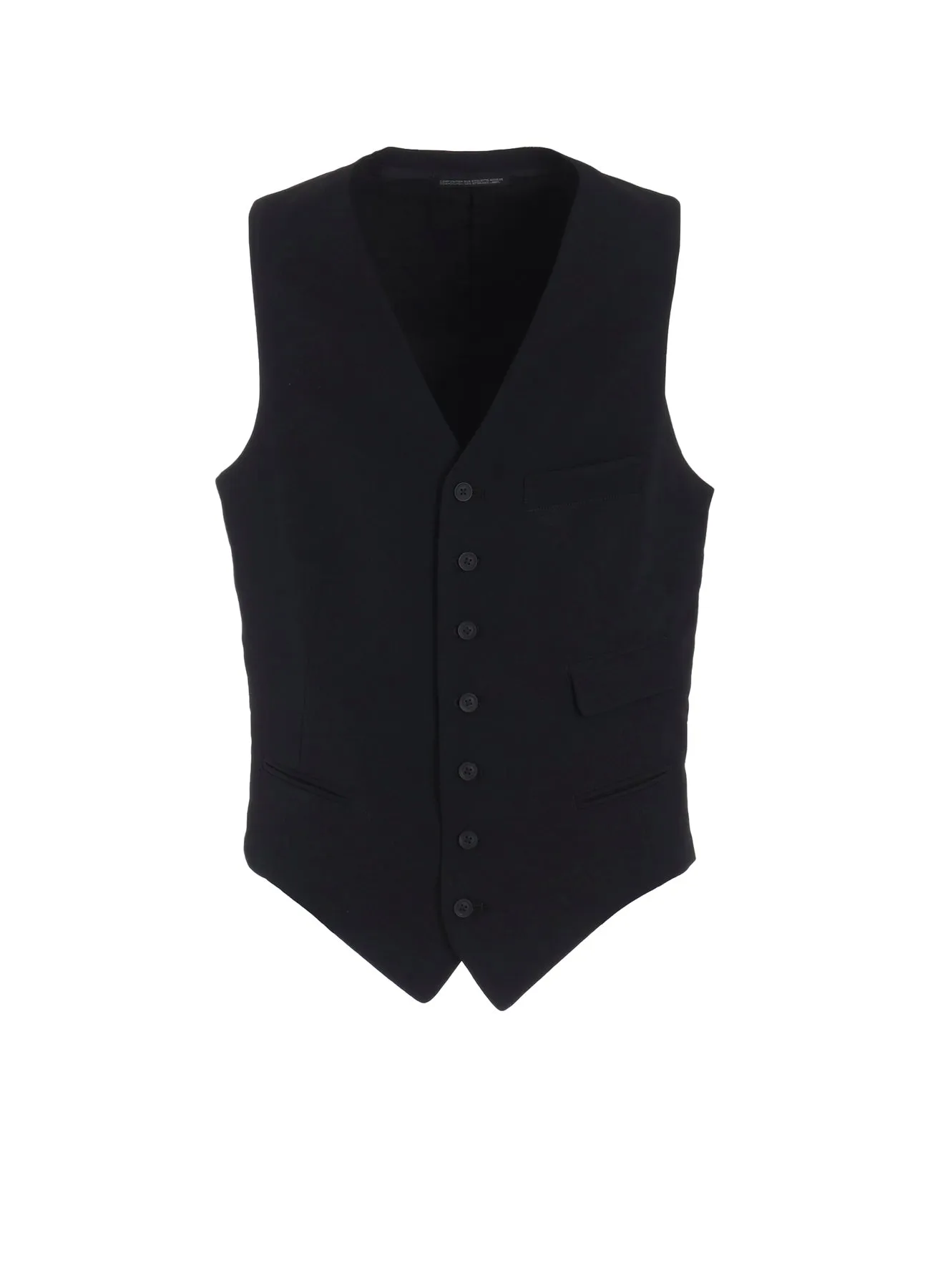 WOOL GABARDINE 7 BUTTONS VEST sold by Yohji Yamamoto