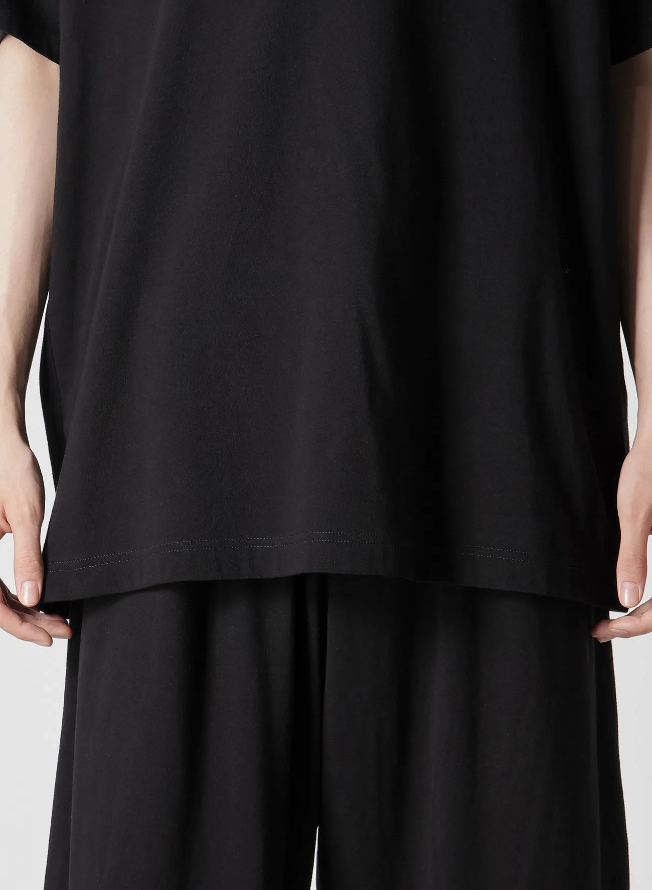 ULTIMA JERSEY ROUND NECK SHORT SLEEVE sold by Yohji Yamamoto product image thumbnail 5