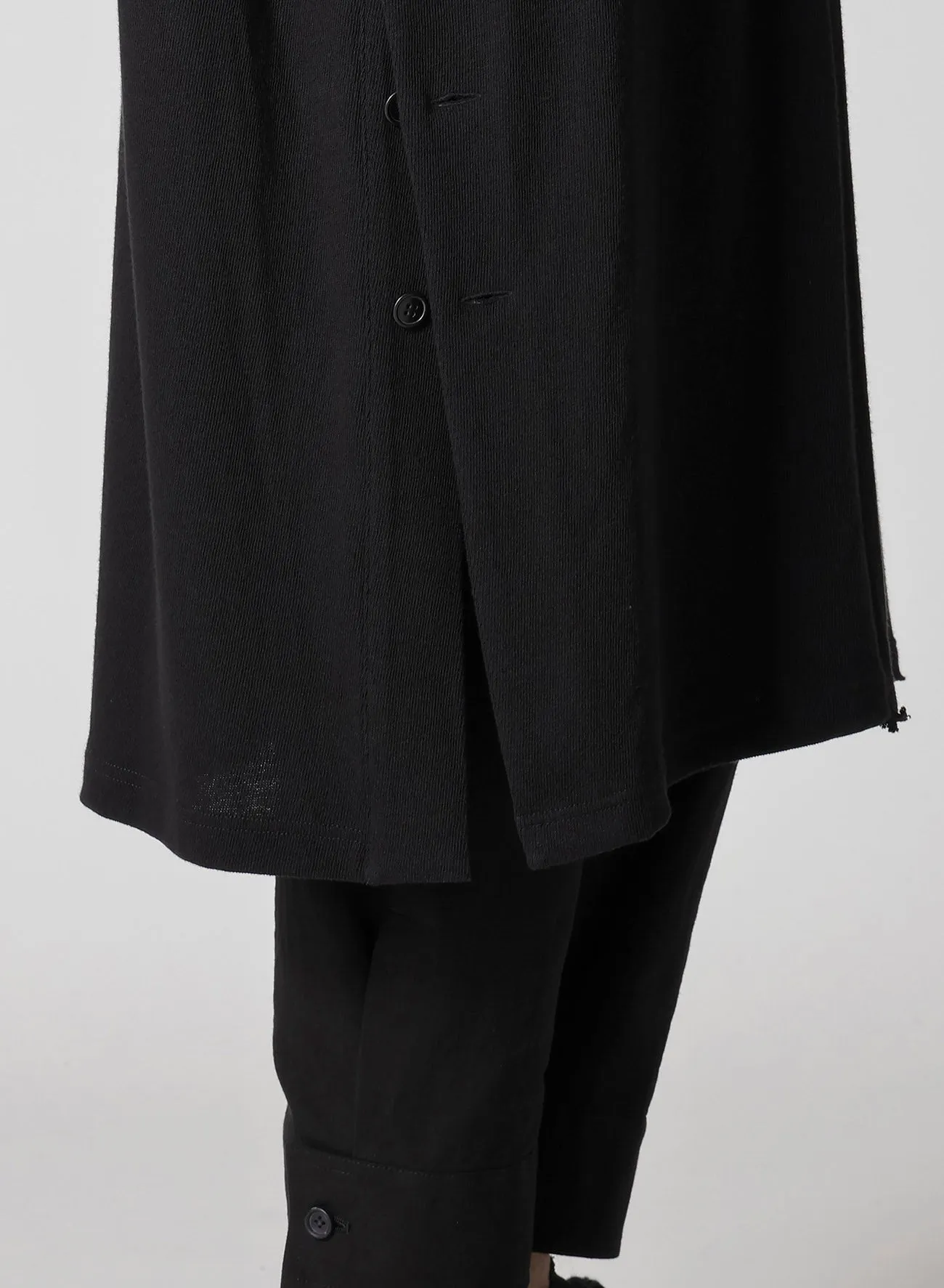 10/-BD GAUZE SINGLE JERSEY SLEEVELESS LONG CARDIGAN sold by Yohji Yamamoto product image thumbnail 5