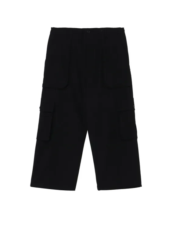 WOOL GABARDINE POCKET DETAIL PANTS made by Yohji Yamamoto