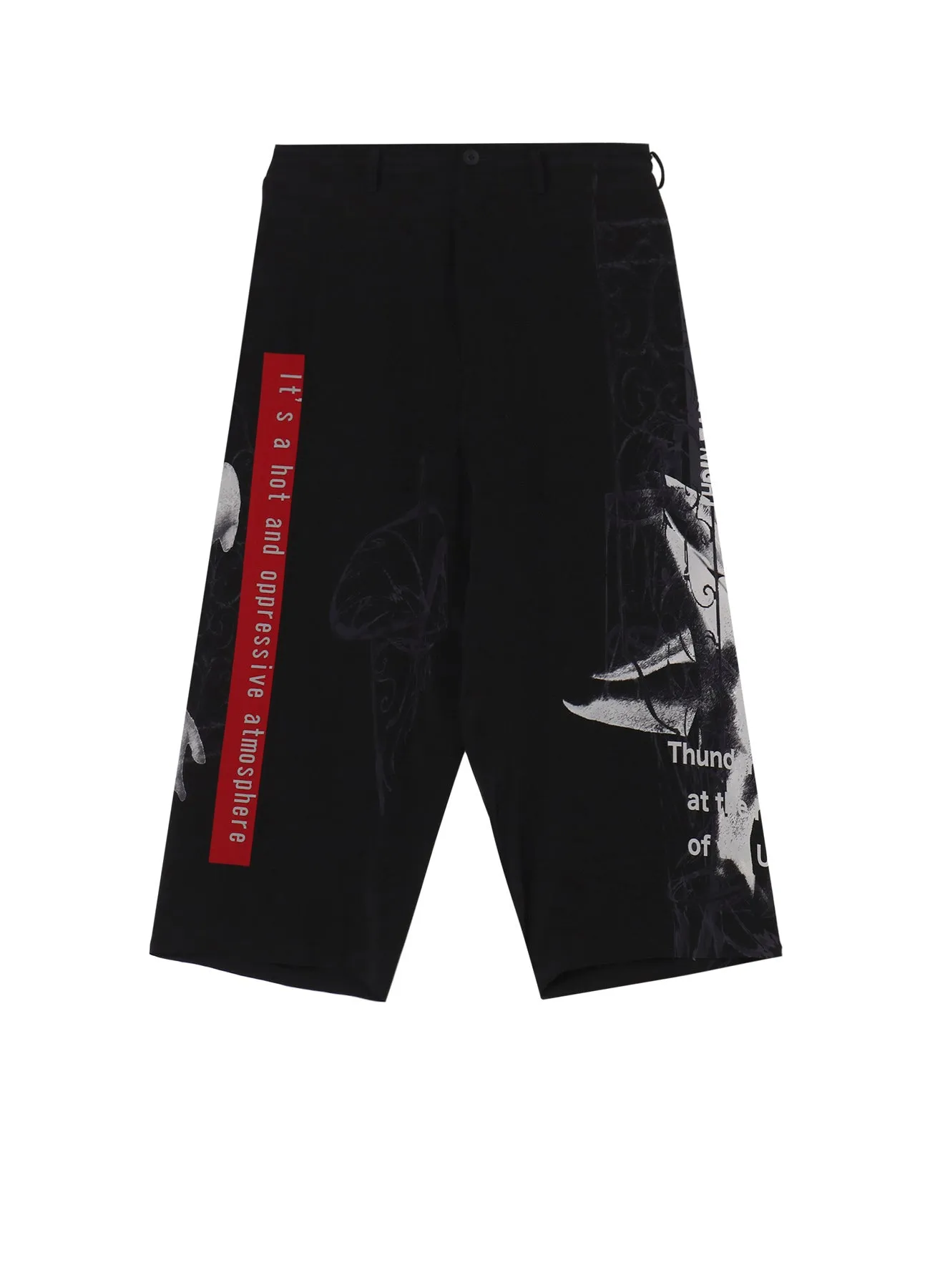 UNIVERSE MESSAGE PRINT PANTS sold by Yohji Yamamoto