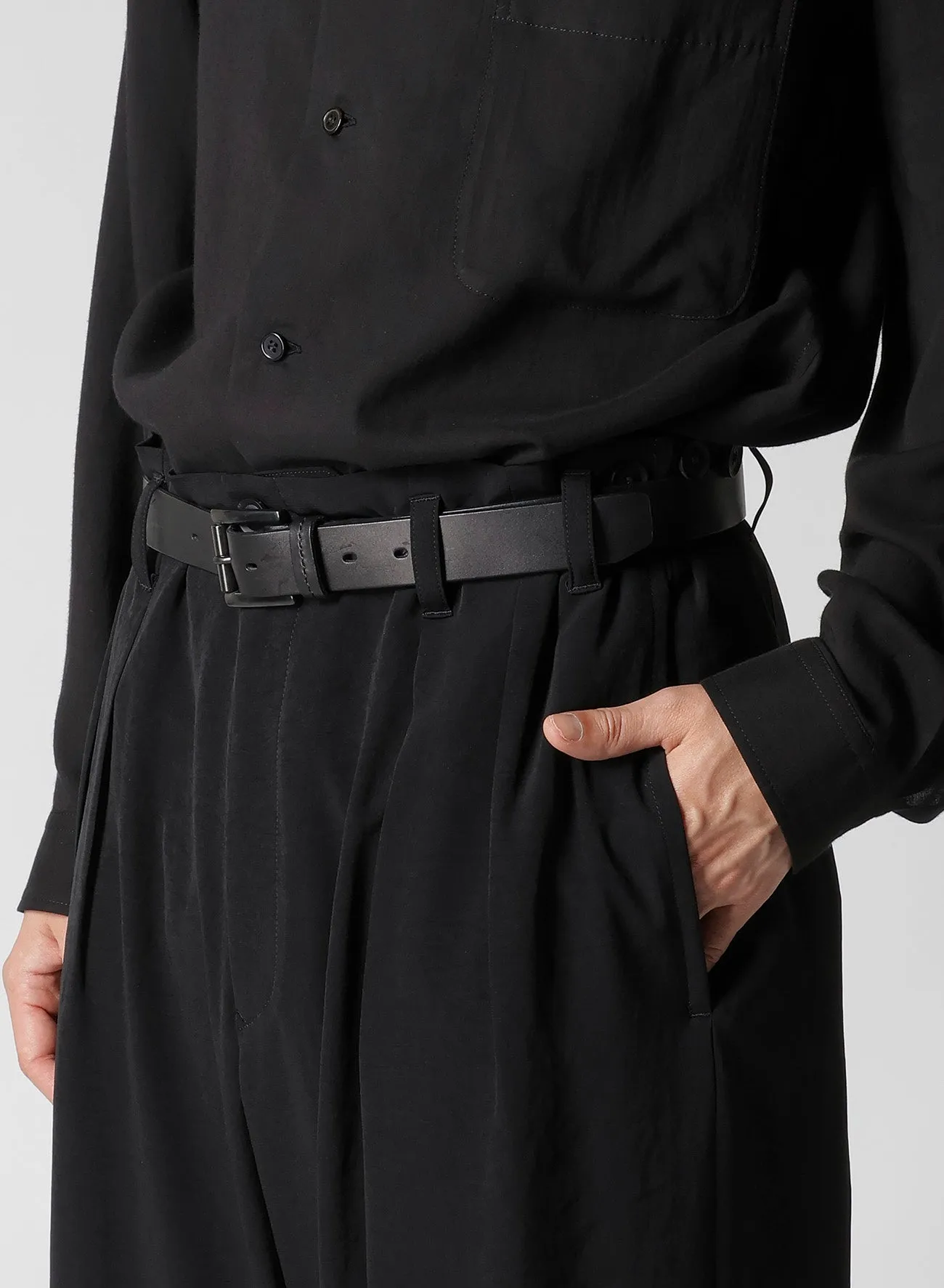 TA TUXEDO SEAM POCKET PANTS sold by Yohji Yamamoto product image thumbnail 3