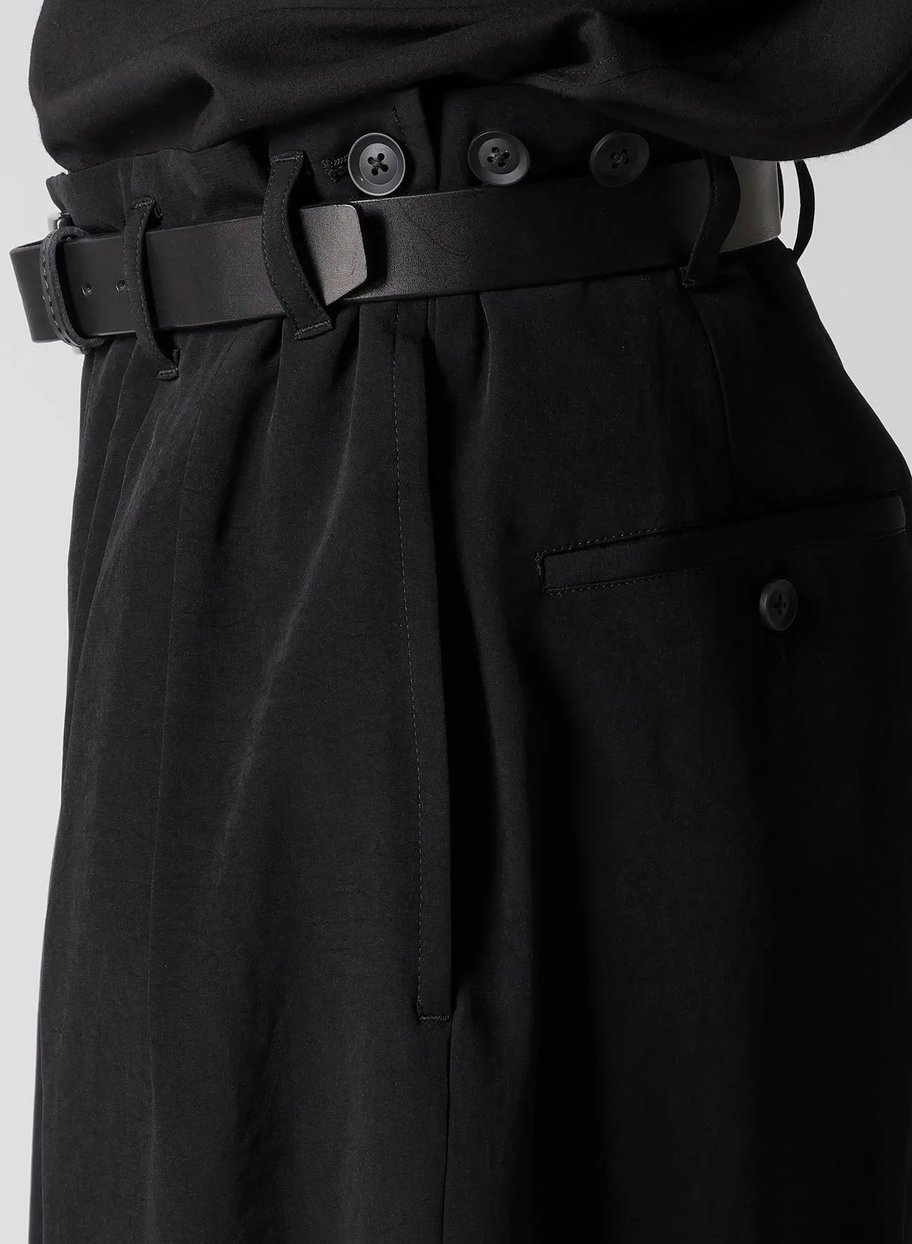 TA TUXEDO SEAM POCKET PANTS sold by Yohji Yamamoto product image thumbnail 4
