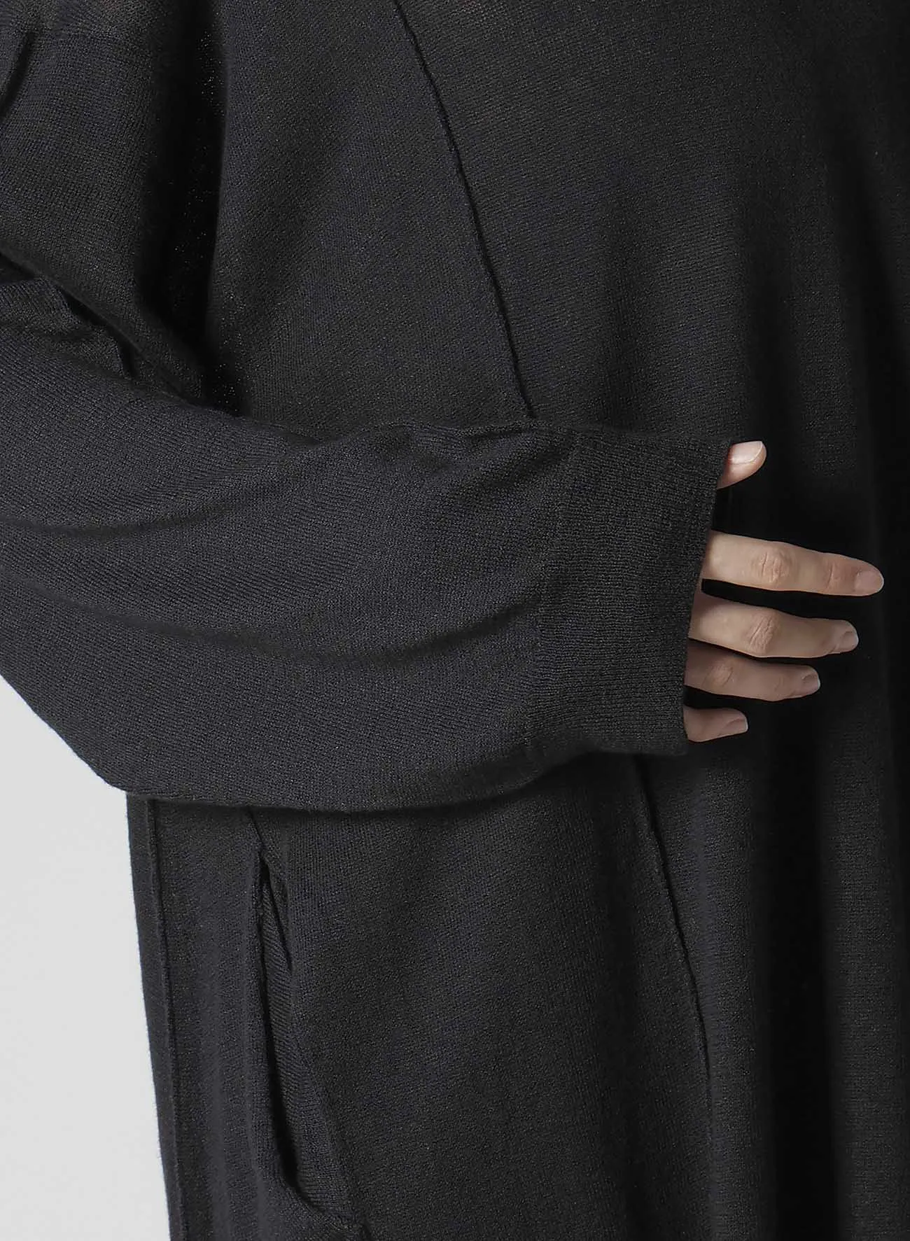 12G1P JERSEY UNEVEN LONG SLV sold by Yohji Yamamoto product image thumbnail 4