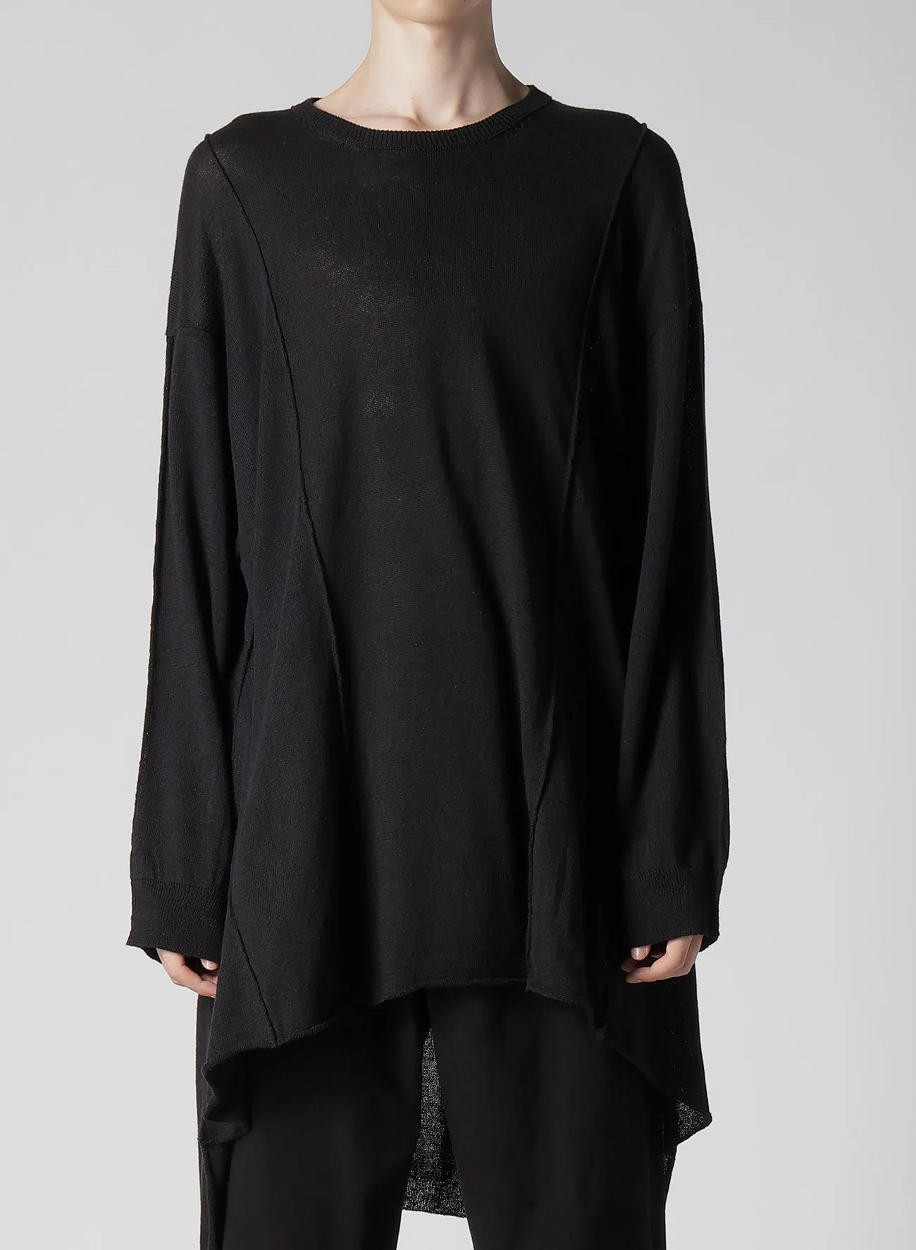 12G1P JERSEY UNEVEN LONG SLV sold by Yohji Yamamoto product image thumbnail 2