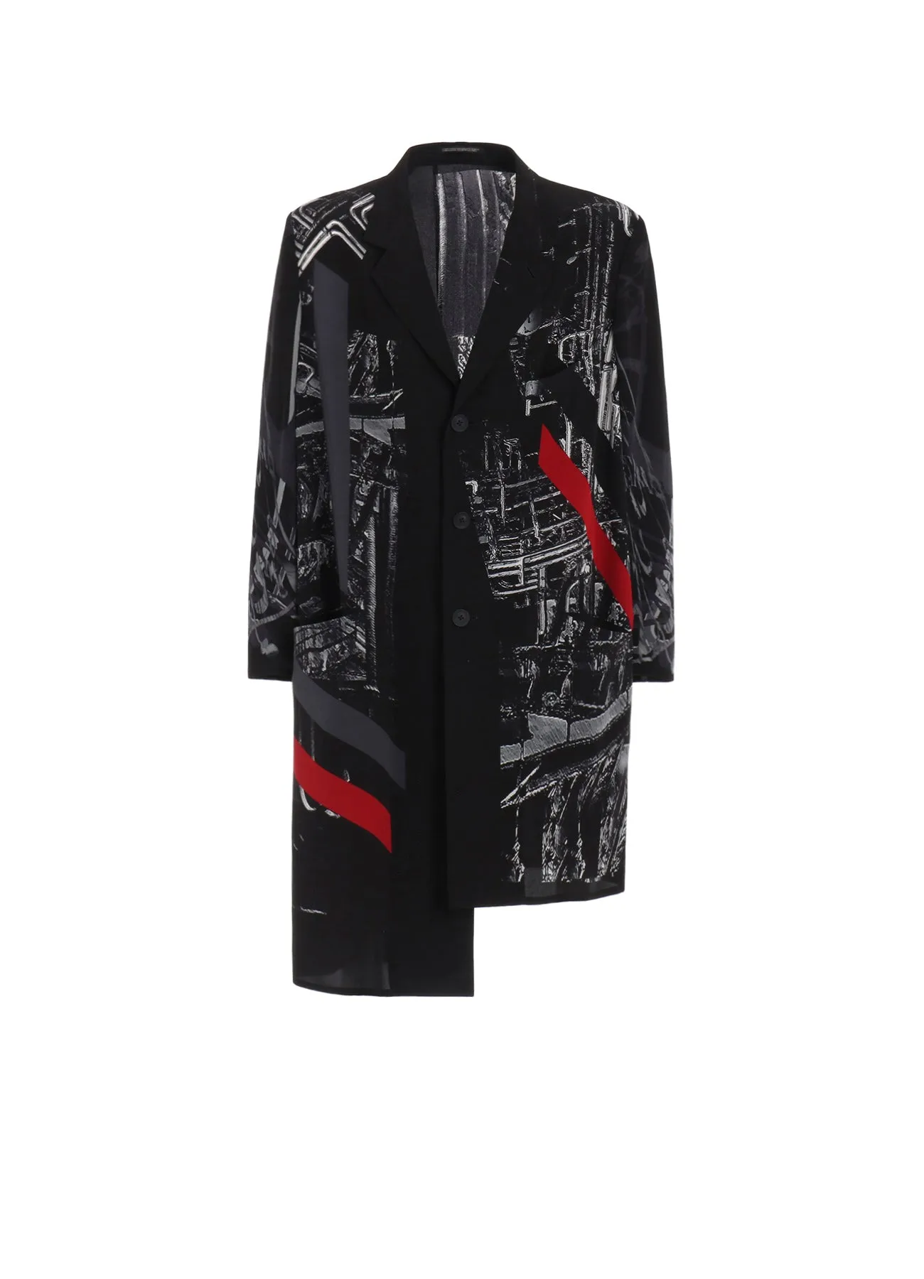 UNIVERSE MESSAGE PRINT JACKET sold by Yohji Yamamoto