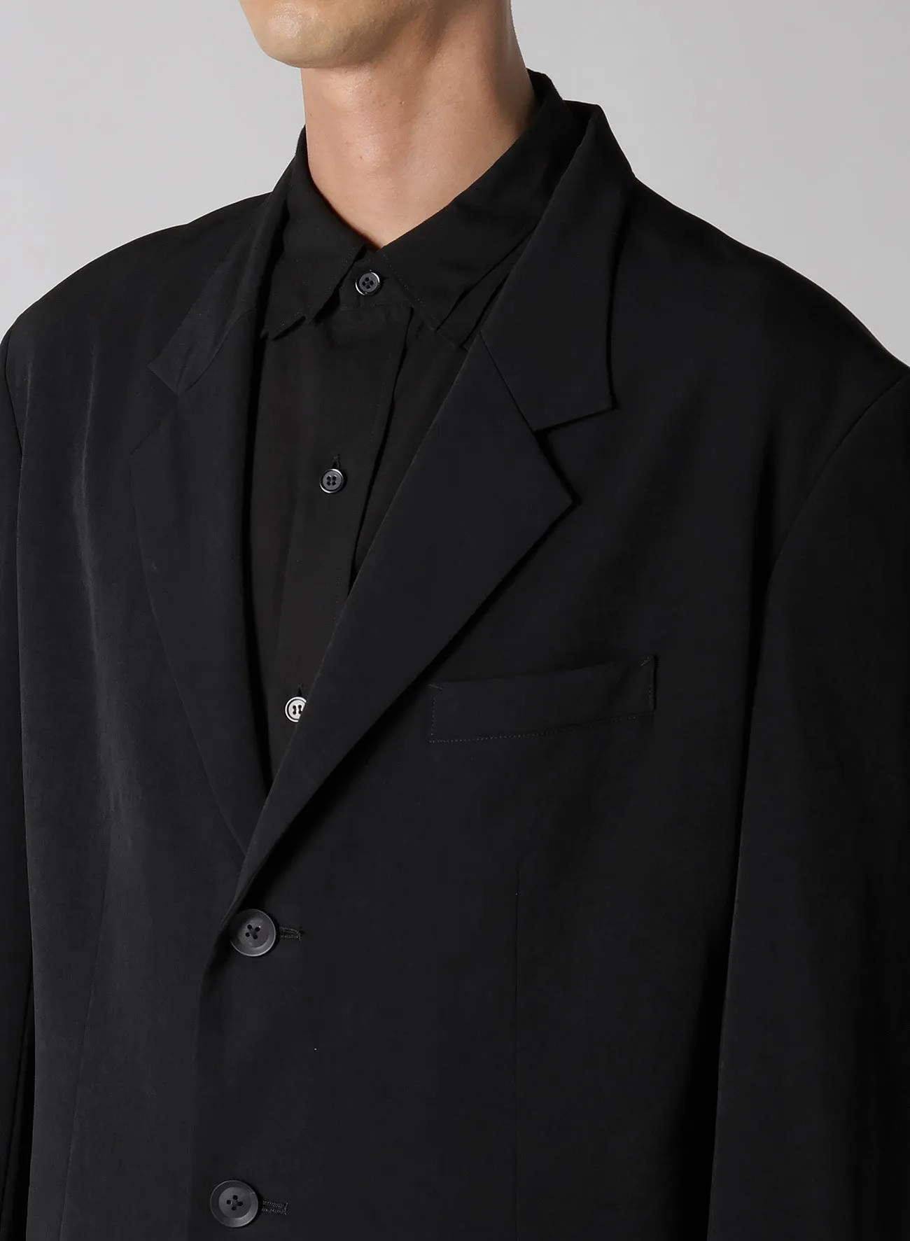 TA TUXEDO BACK CENTER FASTENER JACKET sold by Yohji Yamamoto product image thumbnail 3