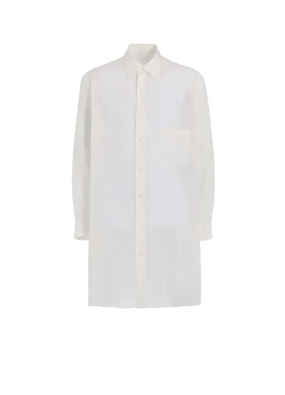 60 CELLULOSE LOAN BACK PANELED SLIT BLOUSE sold by Yohji Yamamoto