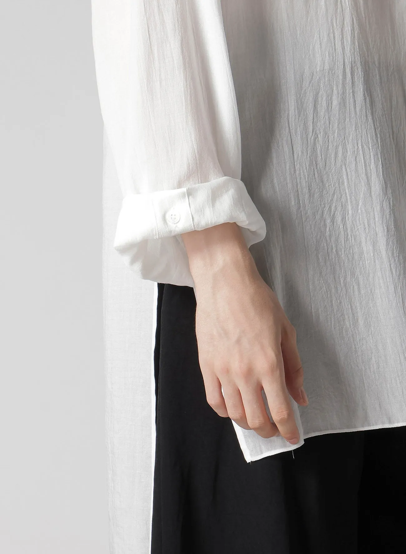 60 CELLULOSE LOAN L DOUBLE LAYERED BLOUSE sold by Yohji Yamamoto product image thumbnail 5
