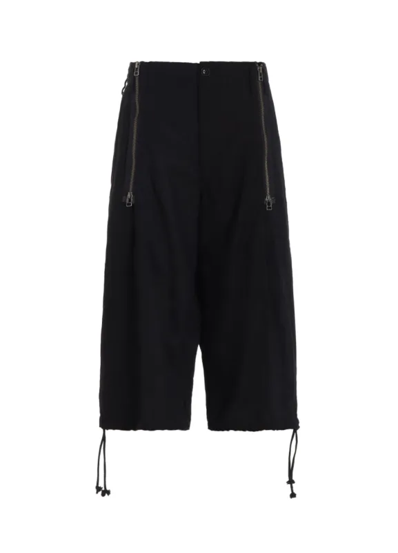 CUBISM PATCHWORK  PRODUCT DYED  ADJUSTABLE ZIP PANTS sold by Yohji Yamamoto