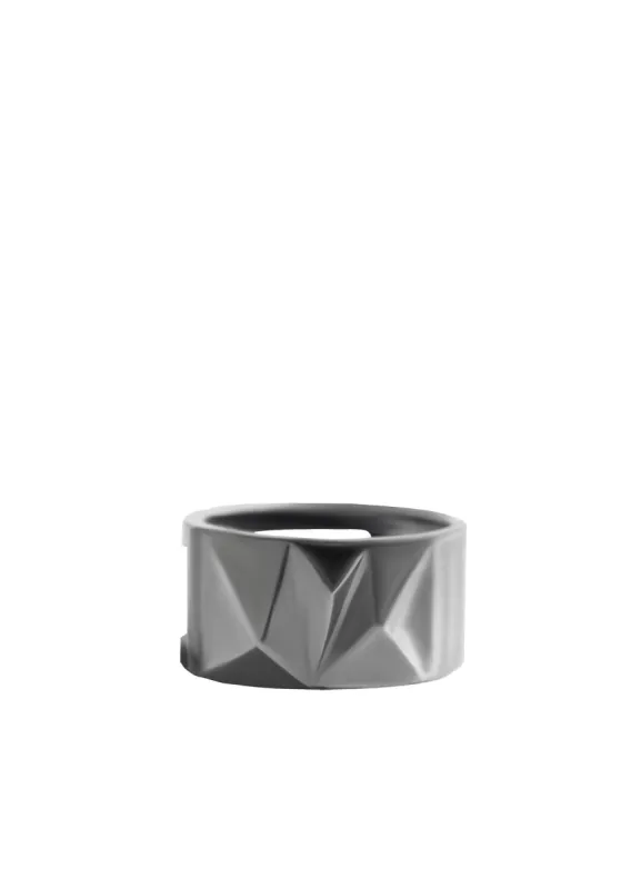 SV925/BKRHO BUMPY RING/SILVER sold by Yohji Yamamoto