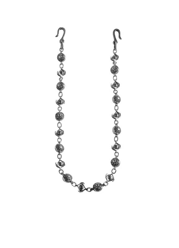 TIN ALLOY BKRHOD SUN CHAIN/SILVER sold by Yohji Yamamoto