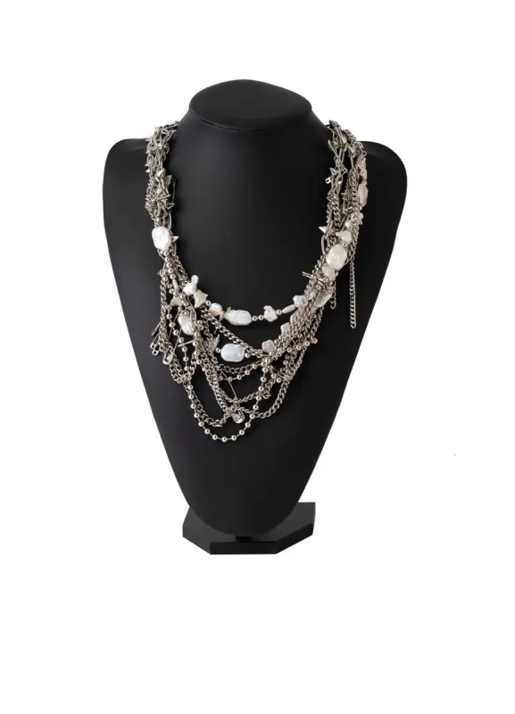 BR/PEA/SILVERVNI PEARL NECKLACE sold by Yohji Yamamoto