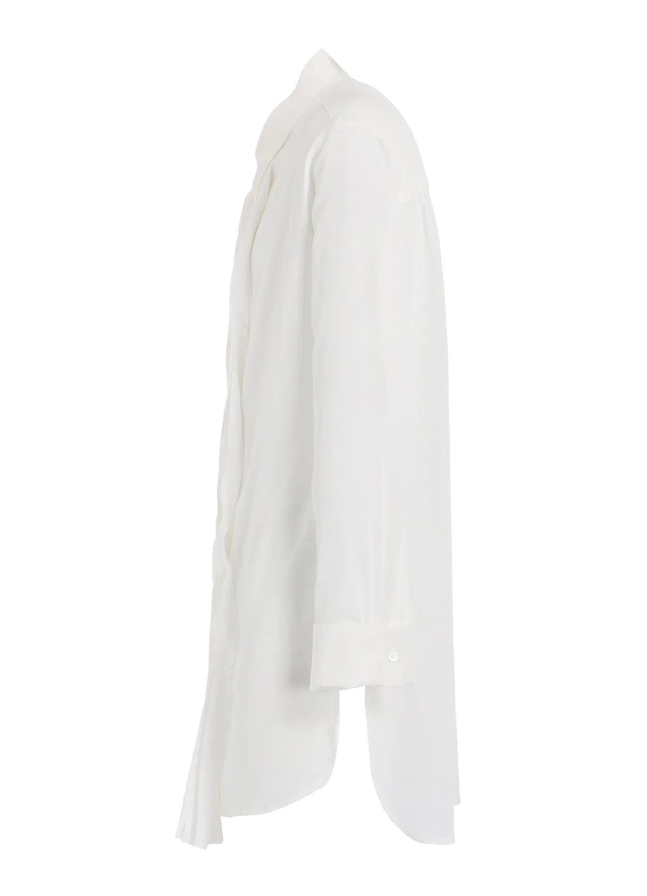 TA/PE CREPE DE CHINE FRILL SHIRT sold by Yohji Yamamoto product image thumbnail 3