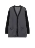 12G KNIT CARDIGAN WITH LOGO sold by Yohji Yamamoto