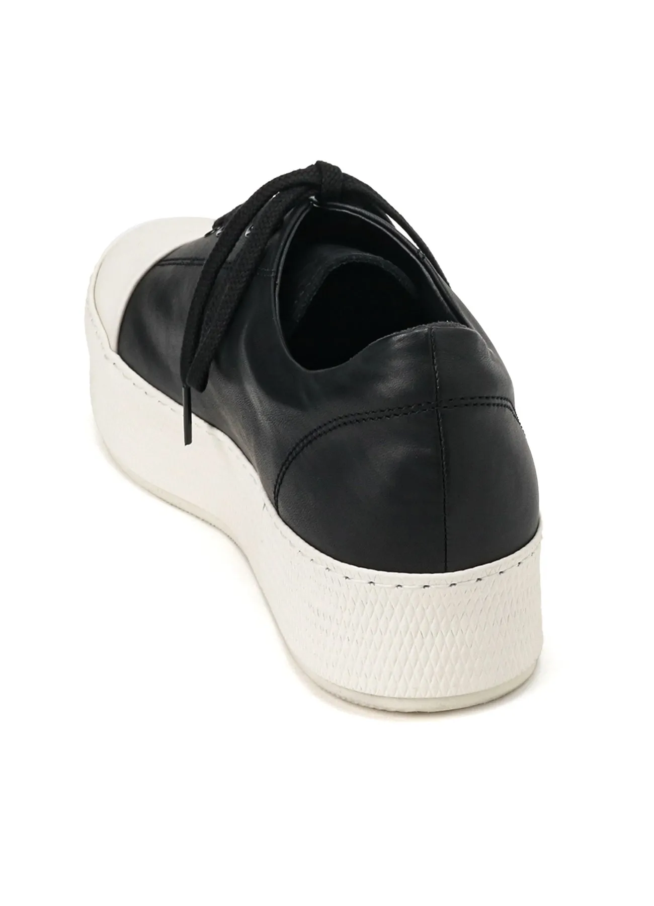 COW LEATHER ASYMMETRIC SNEAKER sold by Yohji Yamamoto product image thumbnail 4