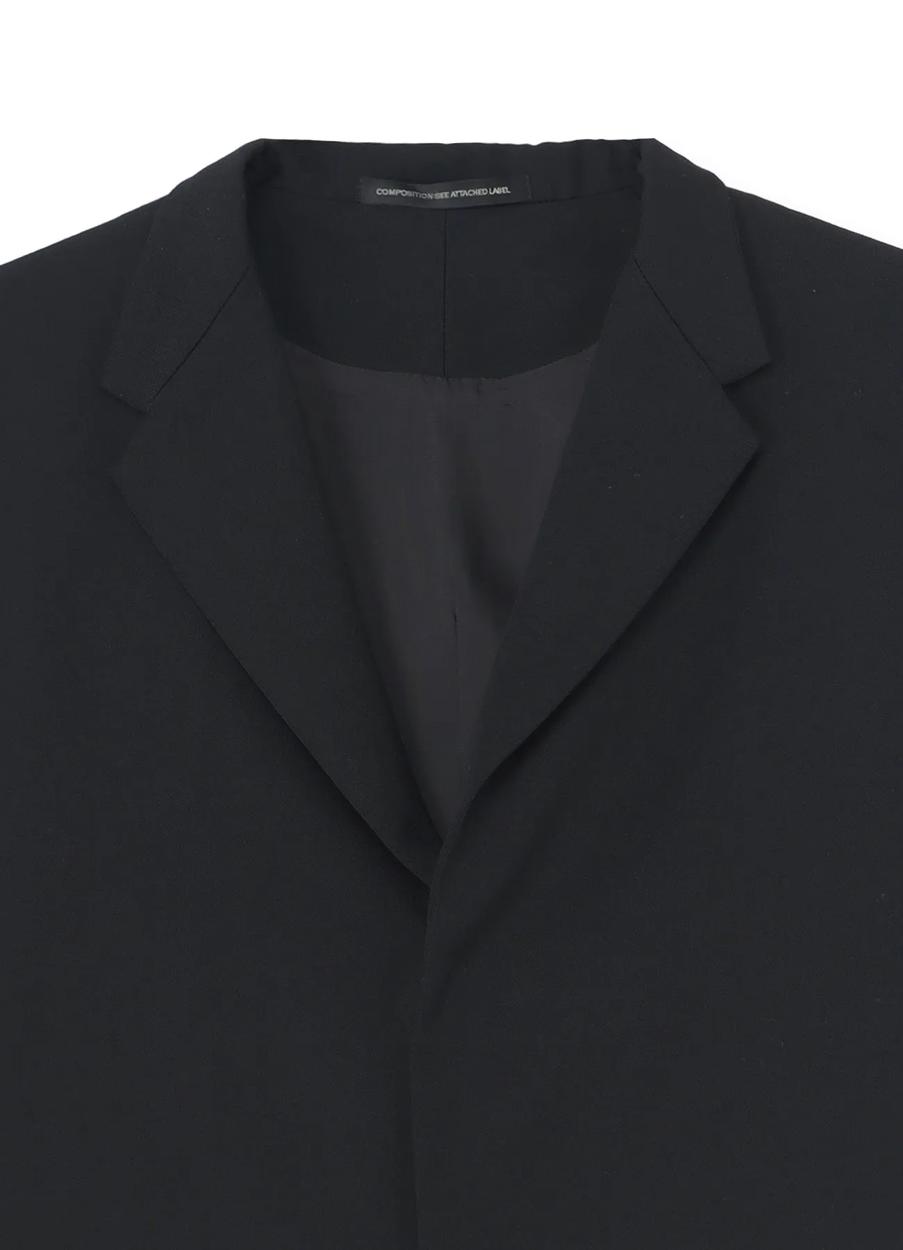 WOOL GABARDINE SHORT JACKET sold by Yohji Yamamoto product image thumbnail 4
