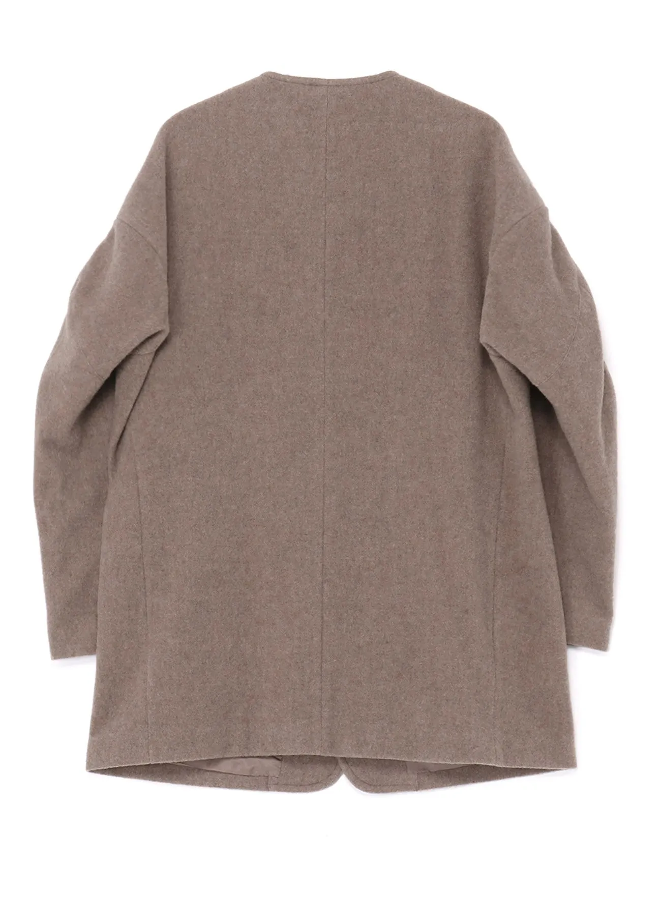WOOL MOSSER NO COLLAR JACKET sold by Yohji Yamamoto product image thumbnail 3