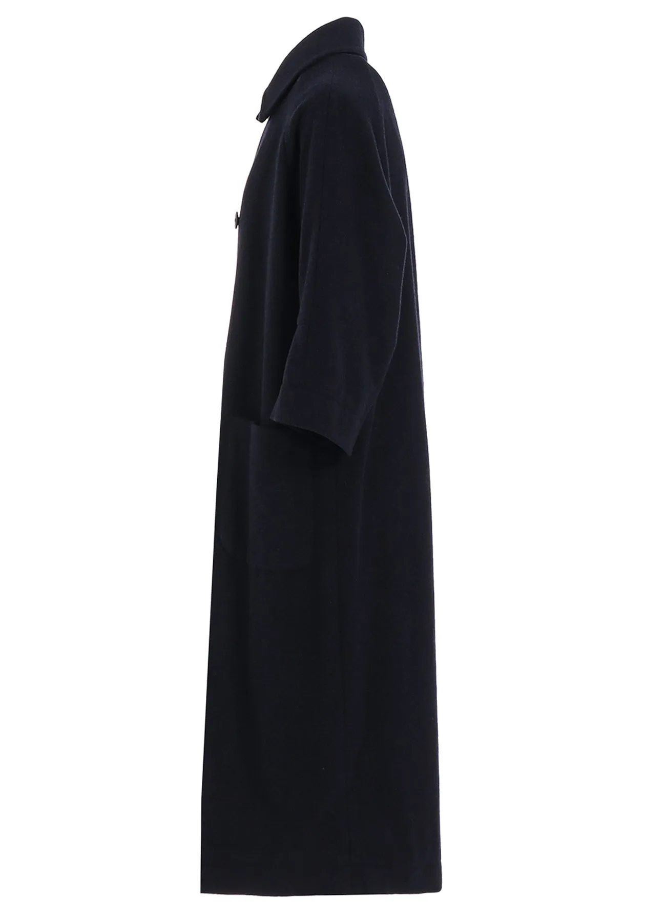 MELTON R-CROPPED RAGLAN SLV COAT sold by Yohji Yamamoto product image thumbnail 3