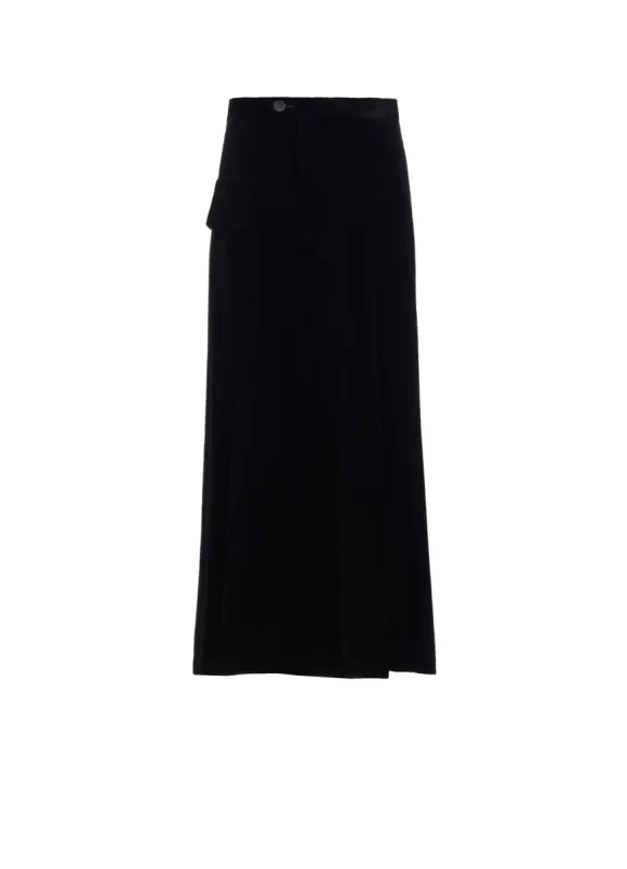 C/Ry VELVET R LAYERED PANTS sold by Yohji Yamamoto