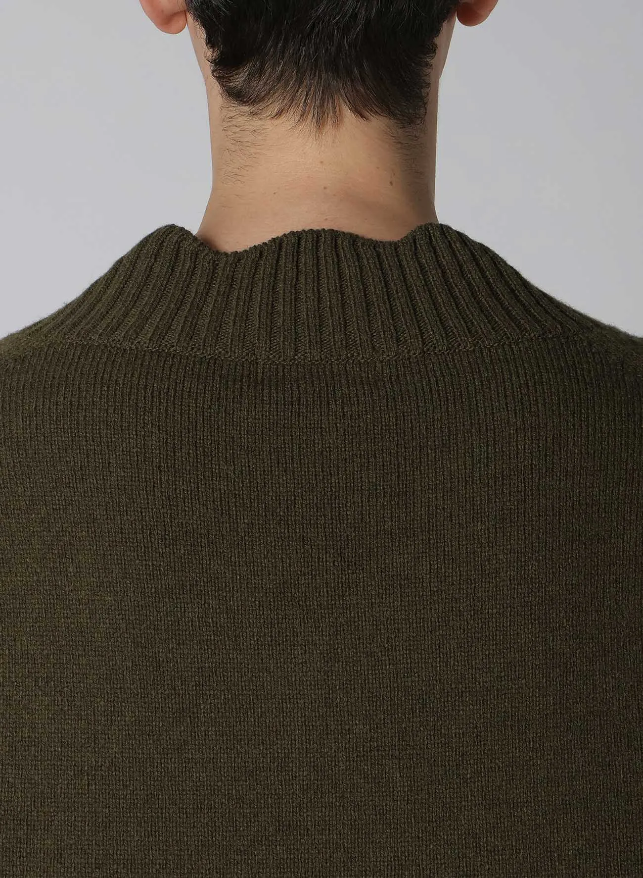 7G RIB V NECK KNIT sold by Yohji Yamamoto product image thumbnail 4
