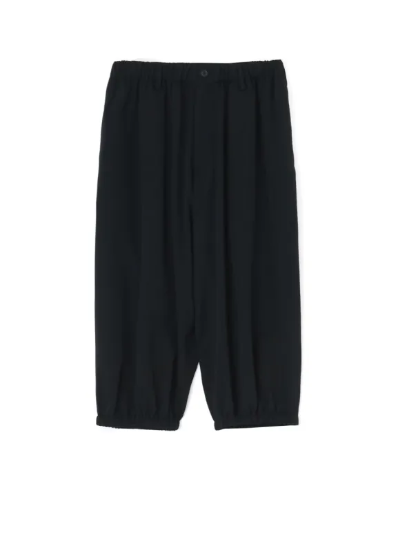 GABARDINE U-GATHER CROPPED PANTS sold by Yohji Yamamoto