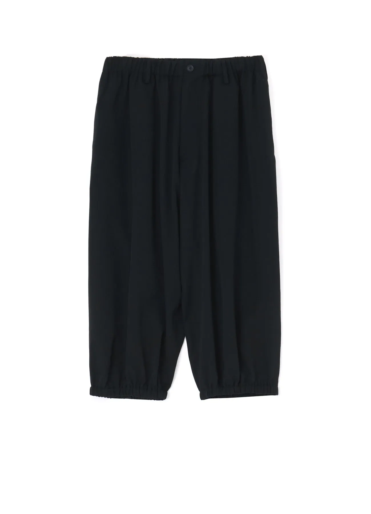 GABARDINE U-GATHER CROPPED PANTS sold by Yohji Yamamoto