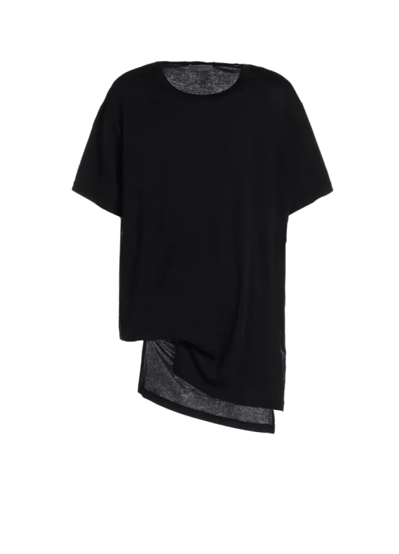 80/- HIGH GAUGE ASYMMETRY HEM HALF S sold by Yohji Yamamoto