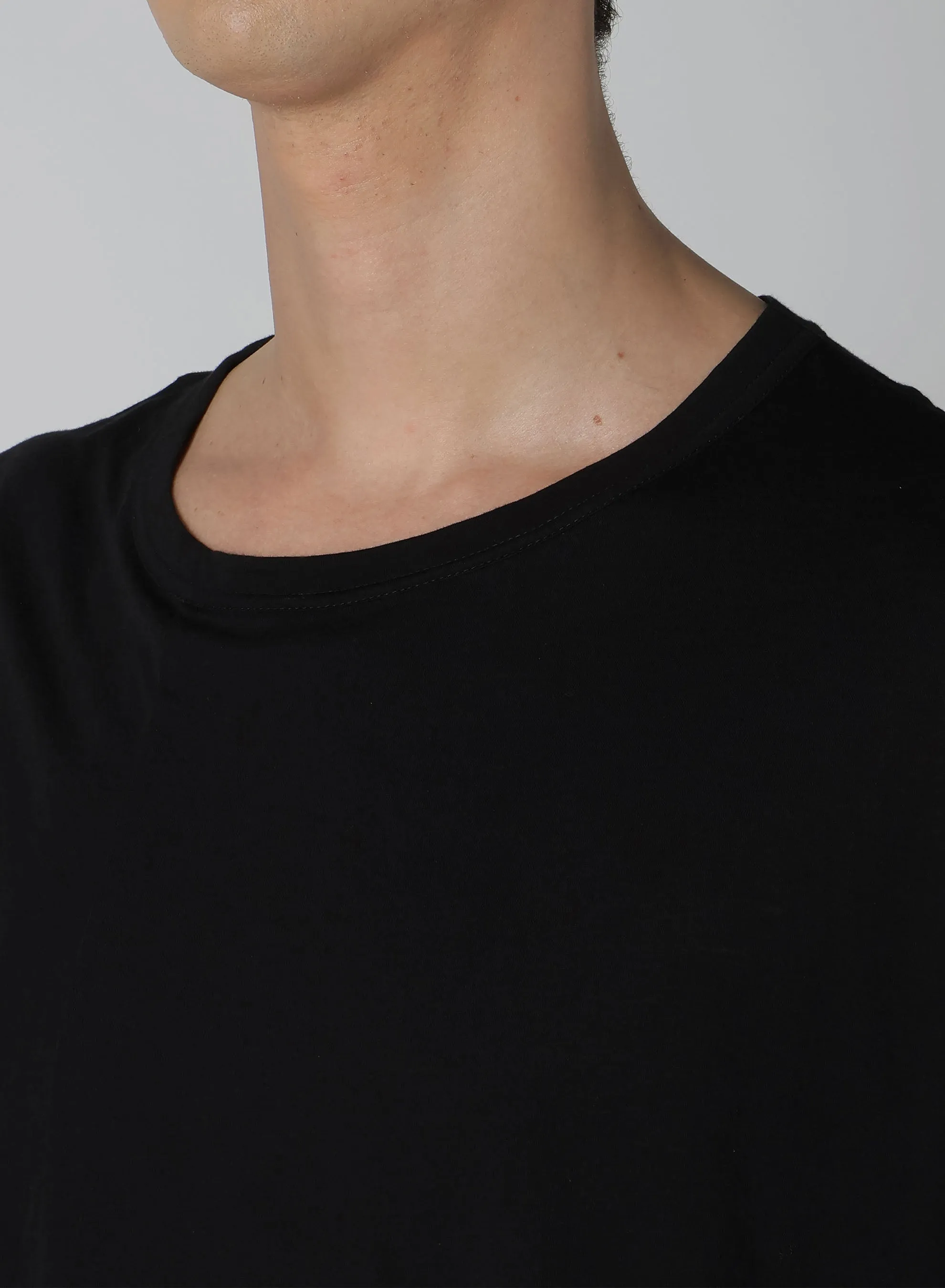 80/- HIGH GAUGE ASYMMETRY HEM HALF S sold by Yohji Yamamoto product image thumbnail 3