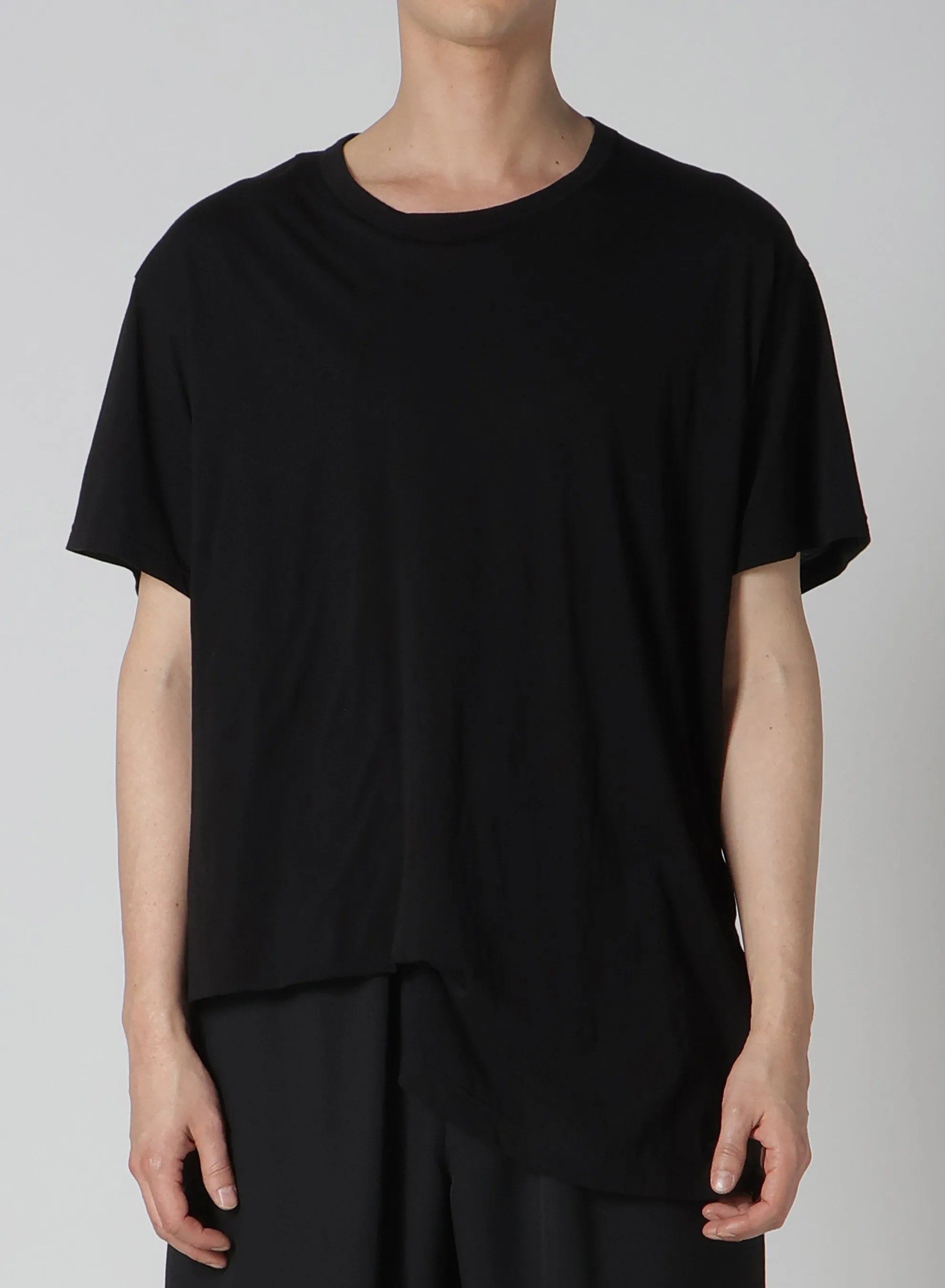 80/- HIGH GAUGE ASYMMETRY HEM HALF S sold by Yohji Yamamoto product image thumbnail 2