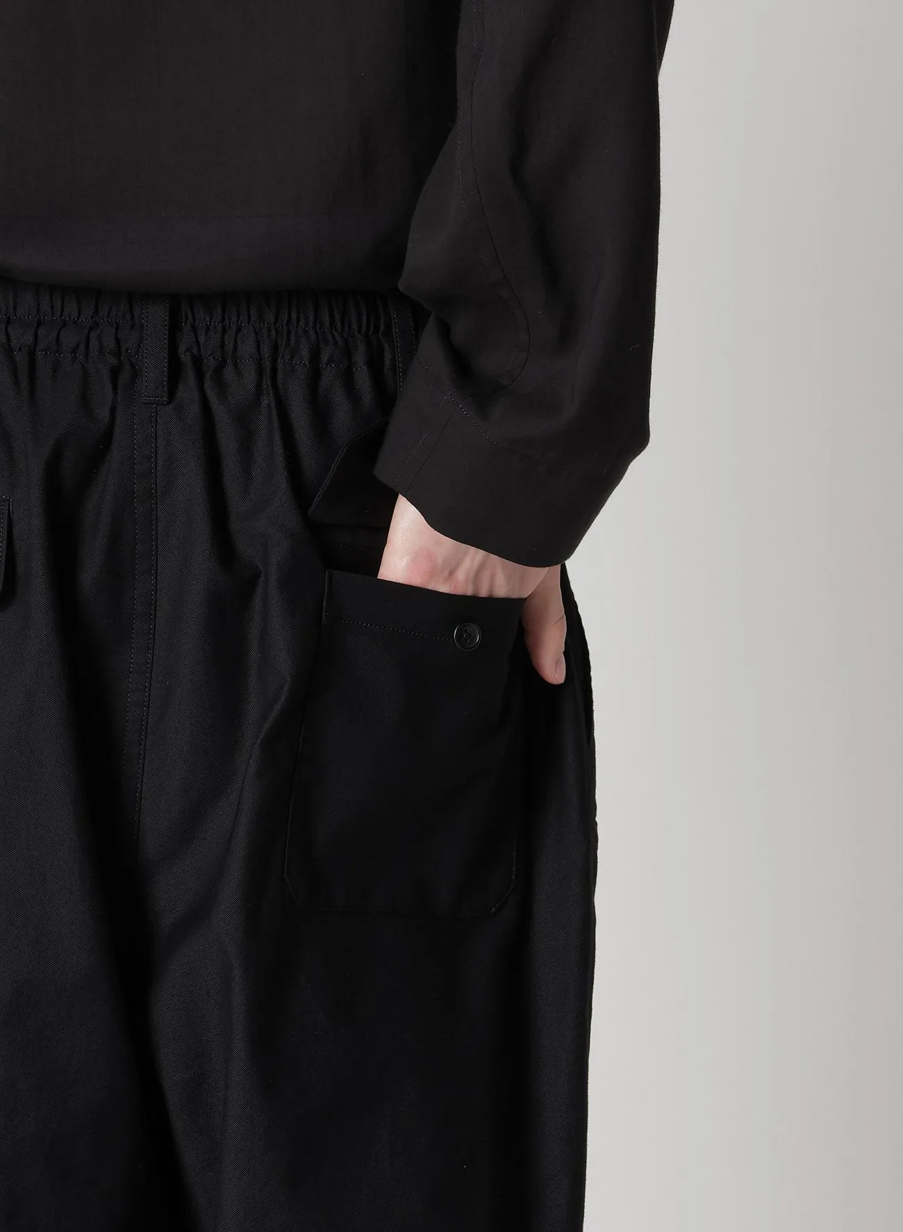 WIDE TWILL SWITCHING PK PANTS sold by Yohji Yamamoto product image thumbnail 5