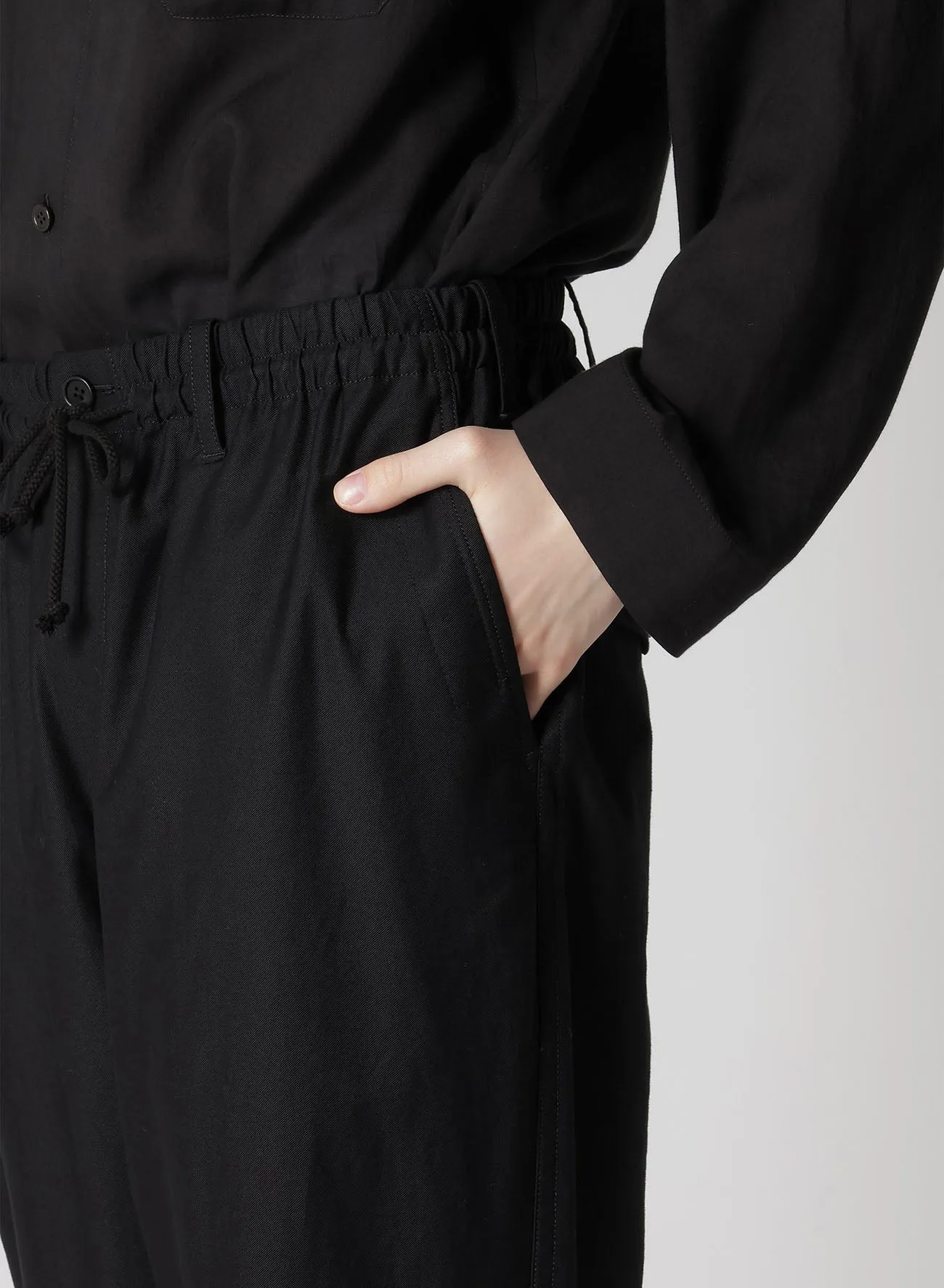 WIDE TWILL SWITCHING PK PANTS sold by Yohji Yamamoto product image thumbnail 4