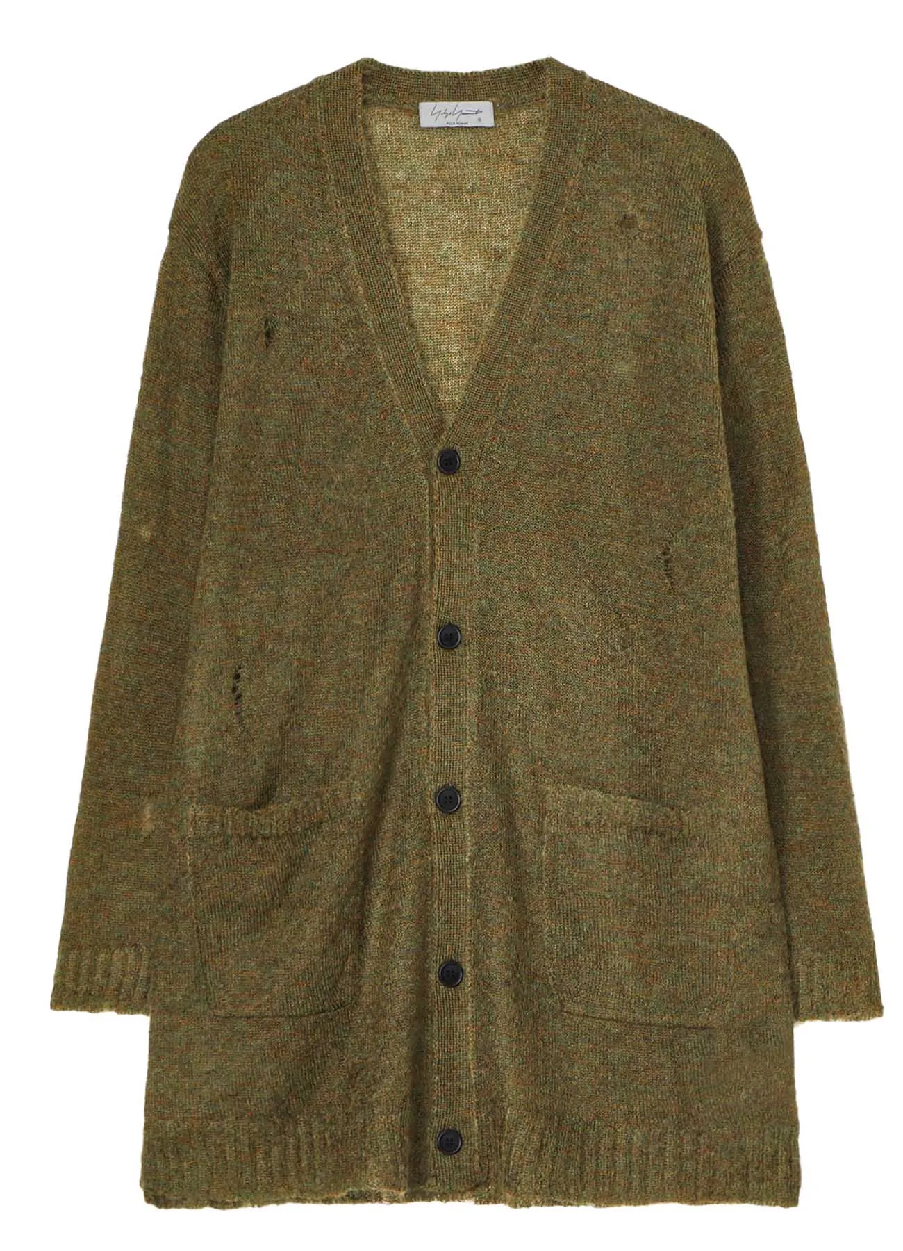 7G1P PLAIN STITCH V LONG CARDIGAN sold by Yohji Yamamoto product image thumbnail 2