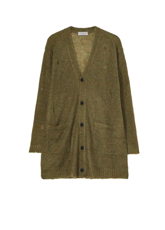 7G1P PLAIN STITCH V LONG CARDIGAN sold by Yohji Yamamoto
